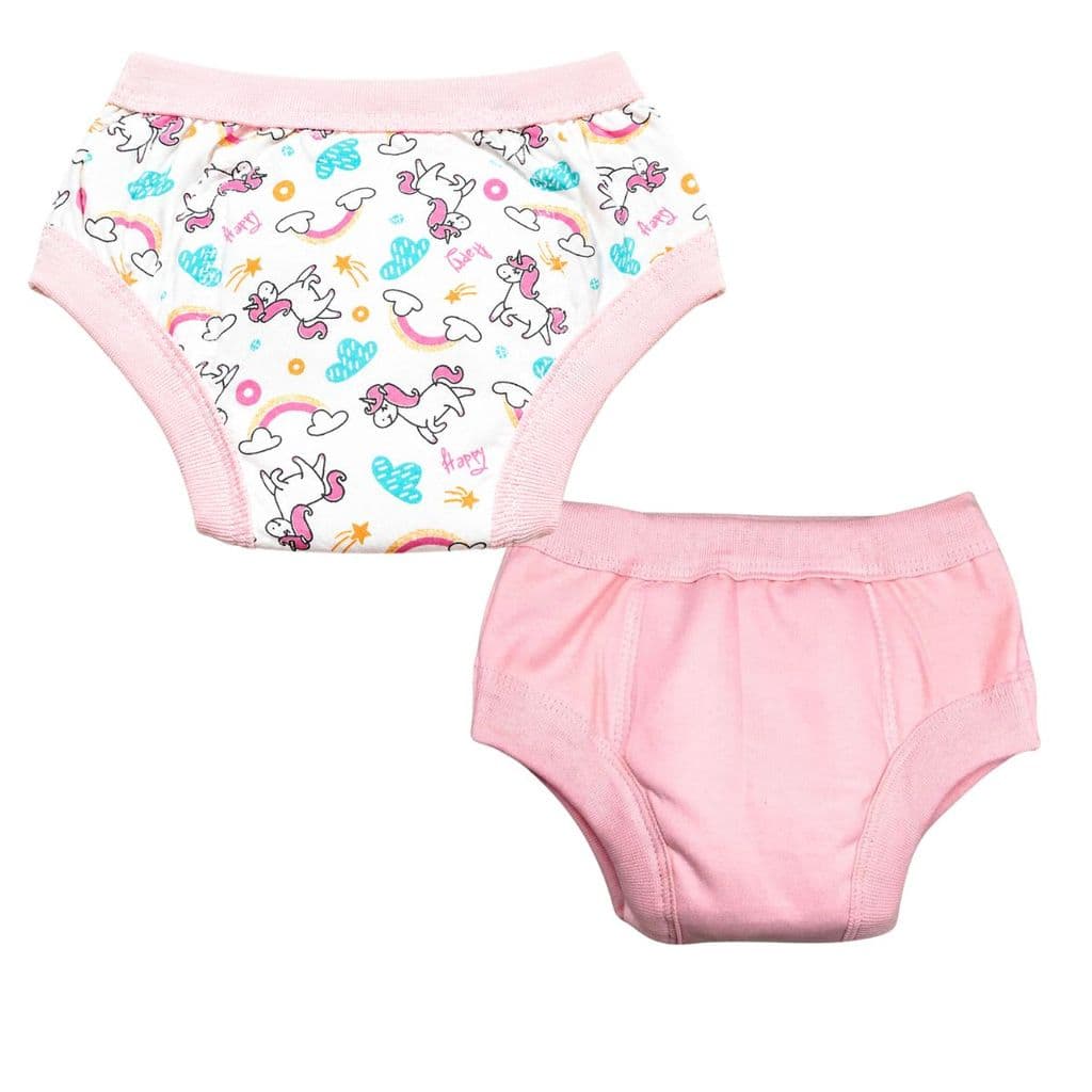 Desfralde Infantil Kit 2 Treinamento Absorvente Unicórnio