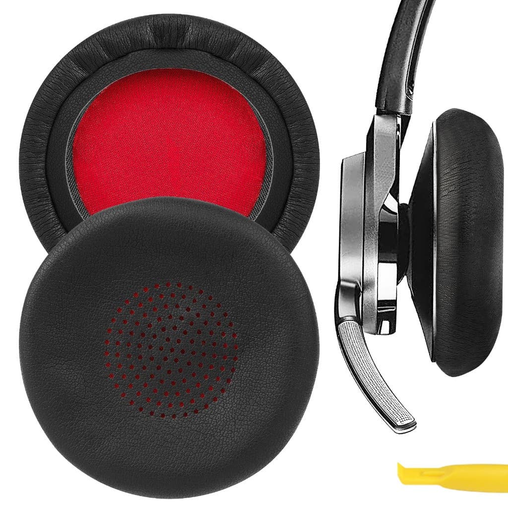 Almofadas De Reposição Geekria Para Fones De Ouvido Plantronics Voyager Focus 2 UC/B825 , BLACKWIRE 5220/5210/7225 , Bac