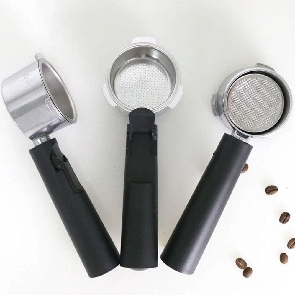 Portafiltro De Café , Alça De Filtro Expresso Sem Fundo De 51 Mm , Com 3 Orelhas De Aço Inoxidável | Peças De Reposição
