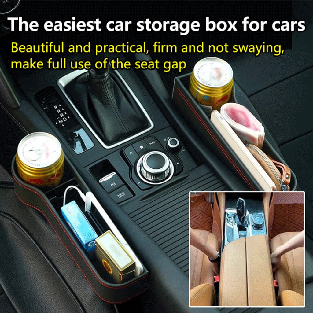 [Praticidade no Carro] [Organização Fácil] Caixa de Armazenamento para Assento de Carro/Organizador/Armazenamento de Veí