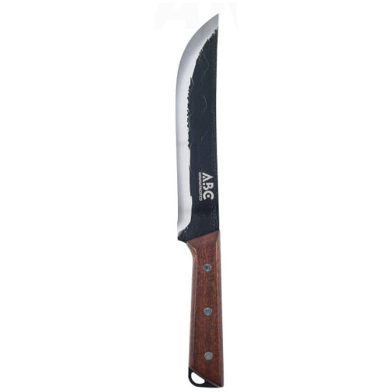 Faca Coreadeira Faca de Chef Ponta Oblíqua Cabo Inclinado | Faca Campeira Artesanal Resistente Envio Imediato