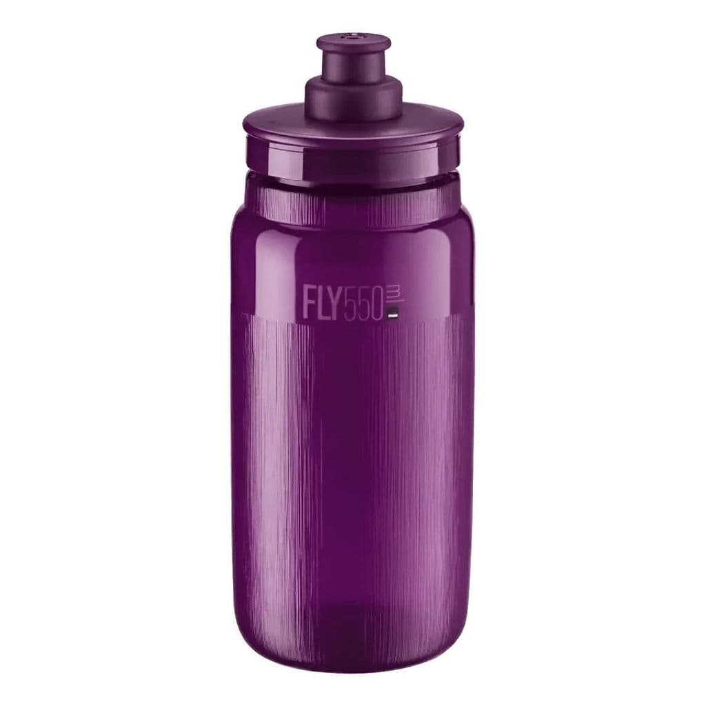 GARRAFA ELITE FLY TEX 550ML ROXA TRANSPARENTE CARAMANHOLA