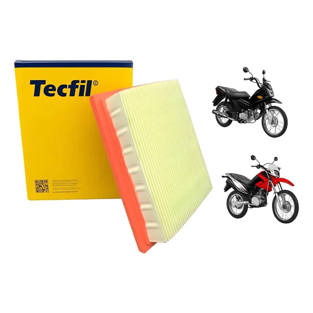 Filtro de Ar Tecfil Moto Honda Pop 100 / Pop 110i / Bros 125 / Bros 150 / Bros 160 - Original Tecfil