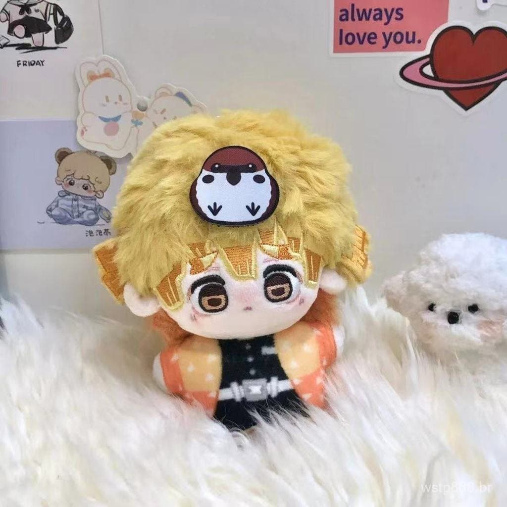 Pelúcia Agasuma Zenitsu de 2025 do "Demon Slayer", uma boneca de algodão macia adequada para fãs, meninos, meninas e cri