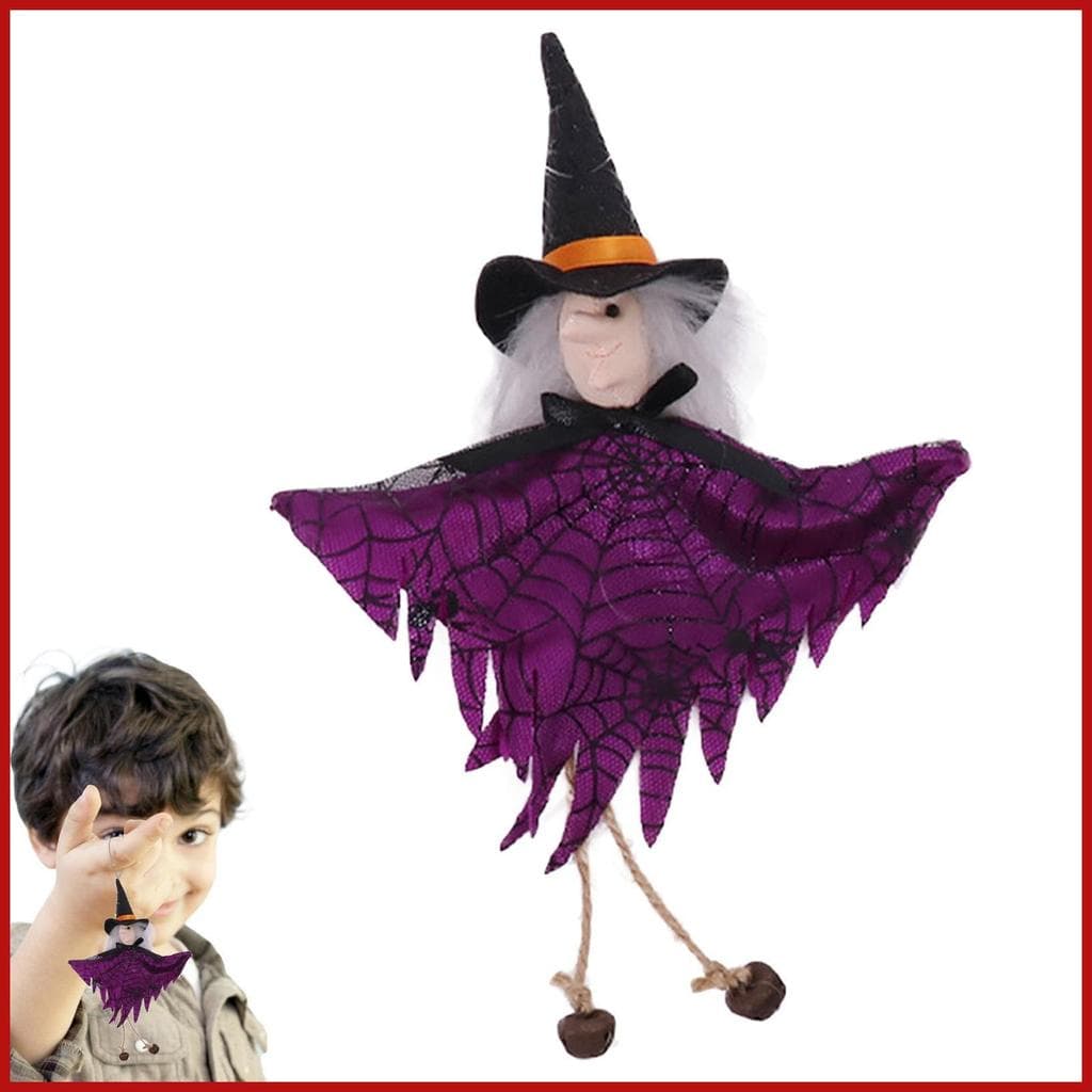 Halloween Pingente Fantasma Decoração Bruxa Boneca Festa Favores Figuras De Pelúcia Foto Prop Pendurado pomermy