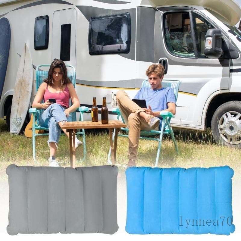 Almofada Acampamento PVC Lynn Tecnologia Inflação Rápida Dobrável Perfeita Para Viajantes E Entusiastas