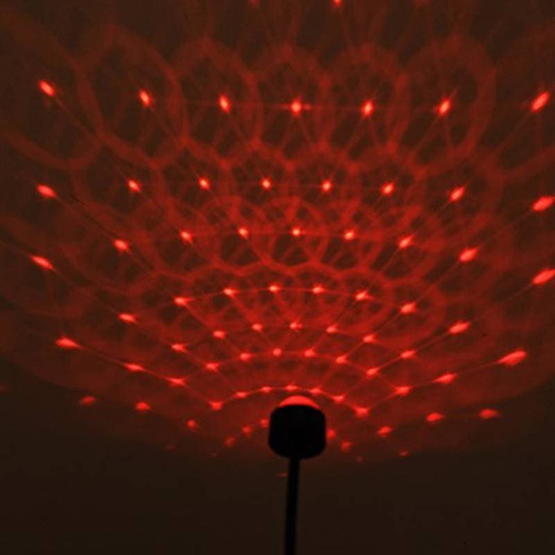 qo Multicolor Vermelho Mini LED Telhado De Carro Estrela Luz Noturna Projetor Atmosfera Lâmpada De Palco USB Decorativa