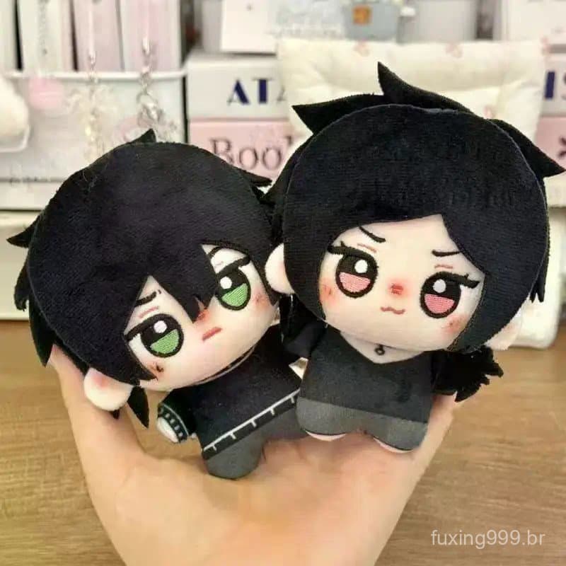 JAMXUN Anime O Caixão De Andy E Leyley Cosplay Plushie Mochila Ornamento Bonito Pingente De Pelúcia Chaveiro Presentes D