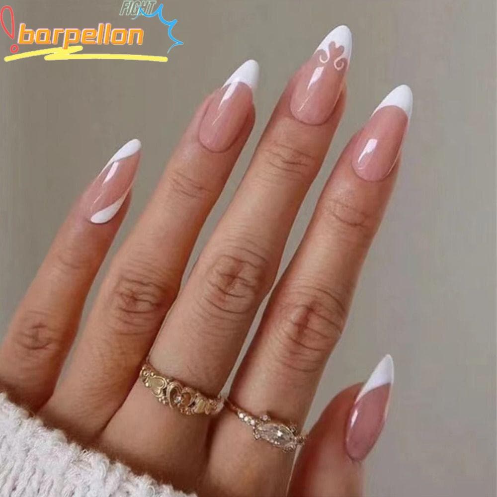 BARPELLON Unhas Postiças Prensa Destacável Em Manicure Francesa