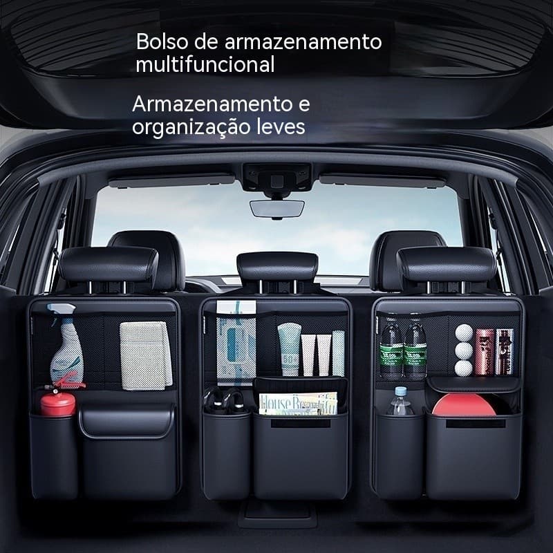 Bolsa de armazenamento dobrável para porta-malas de carro, caixa de armazenamento para carro, organizador multifuncional