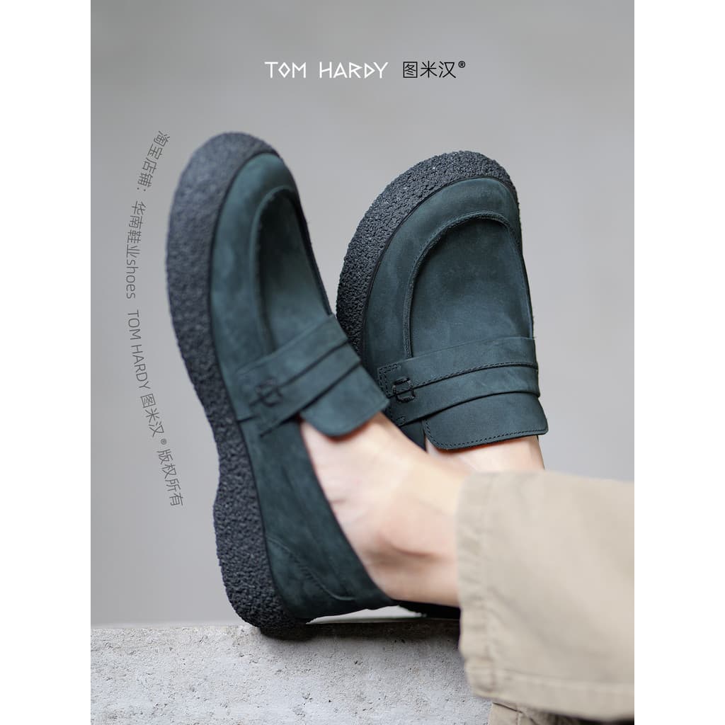 Novo estilo de couro genuíno sapatos masculinos casuais ervilhas sapatos masculinos respirável preguiçoso mocassins conf