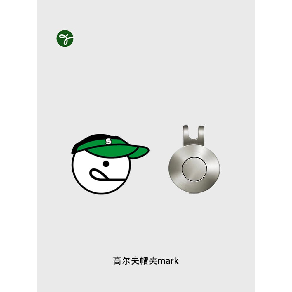 SeevaNow SeevaNow Clipe de chapéu de golfe Mark Mark Clipe de boné de beisebol magnético Acessórios de marca de posição