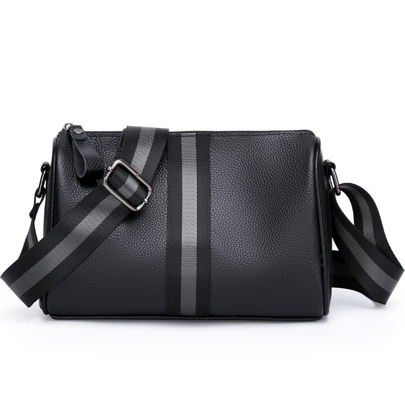 Moda Masculina Feminina Bolsa De Couro Macio Genuíno Ombro Mensageiro Crossbody