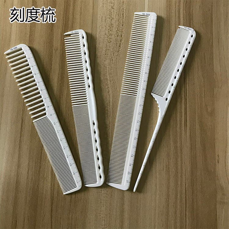 Pente de corte pente de corte de cabelo cabeleireiro profissional pente de corte de cabelo tamanho pente régua pente com