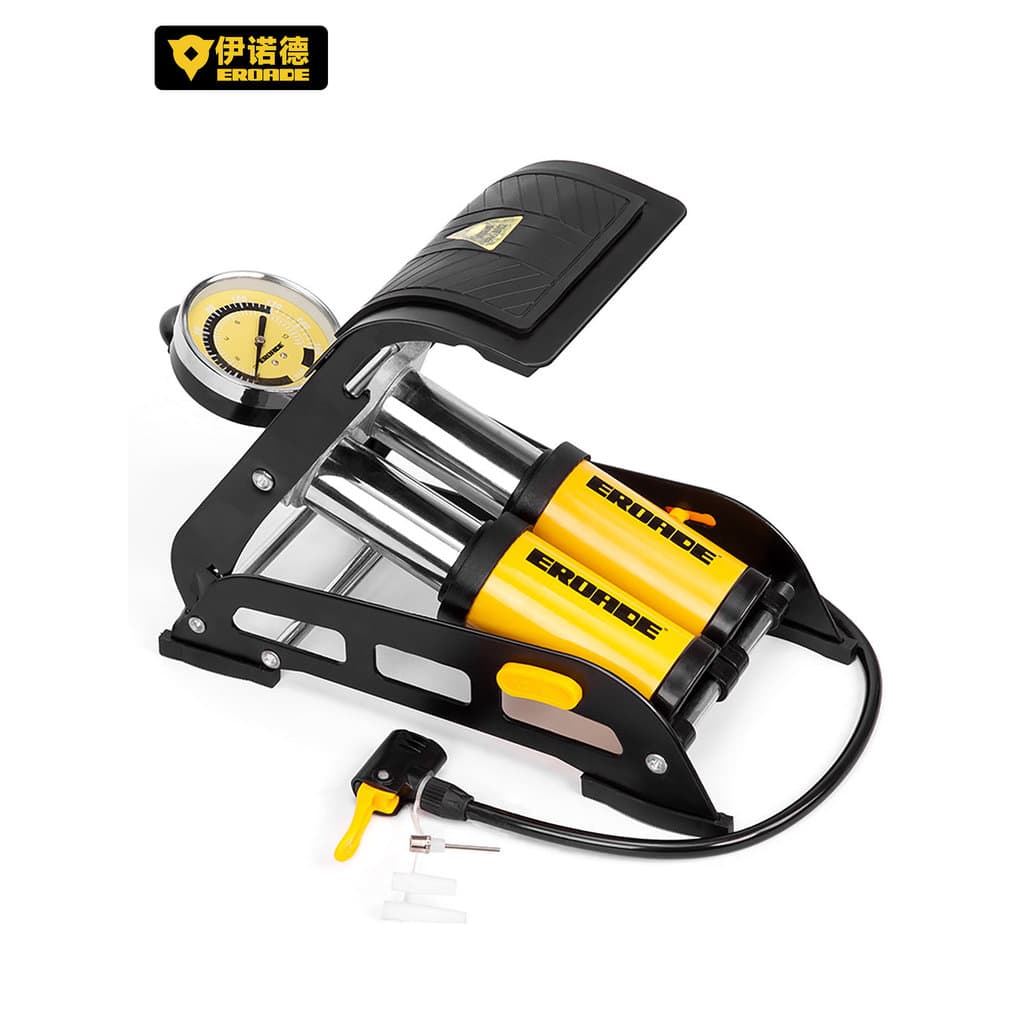 EROADE bomba de pé bomba de ar do carro carro bicicleta novo Pedal alta pressão casa Universal