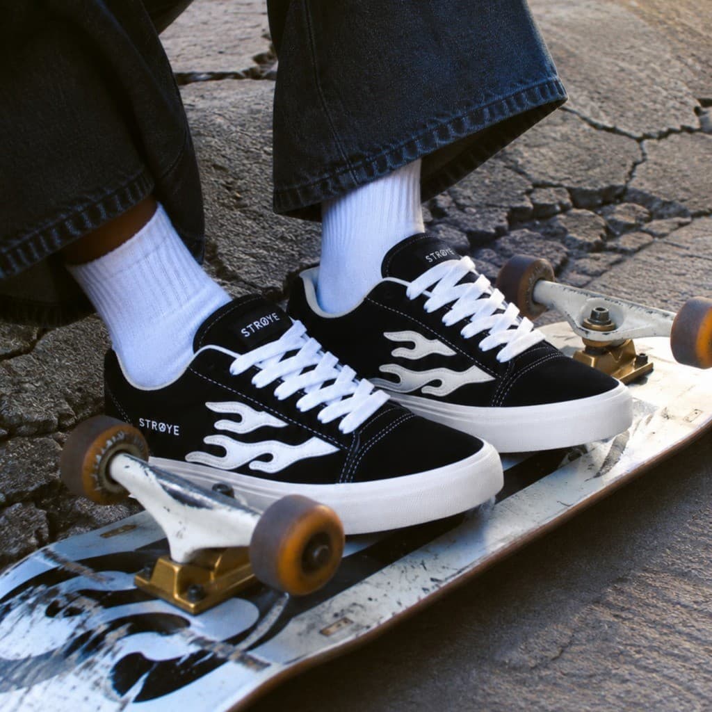 Tenis Masculino Casual Fogo Flame Urban Cano Baixo Confortavel Skate