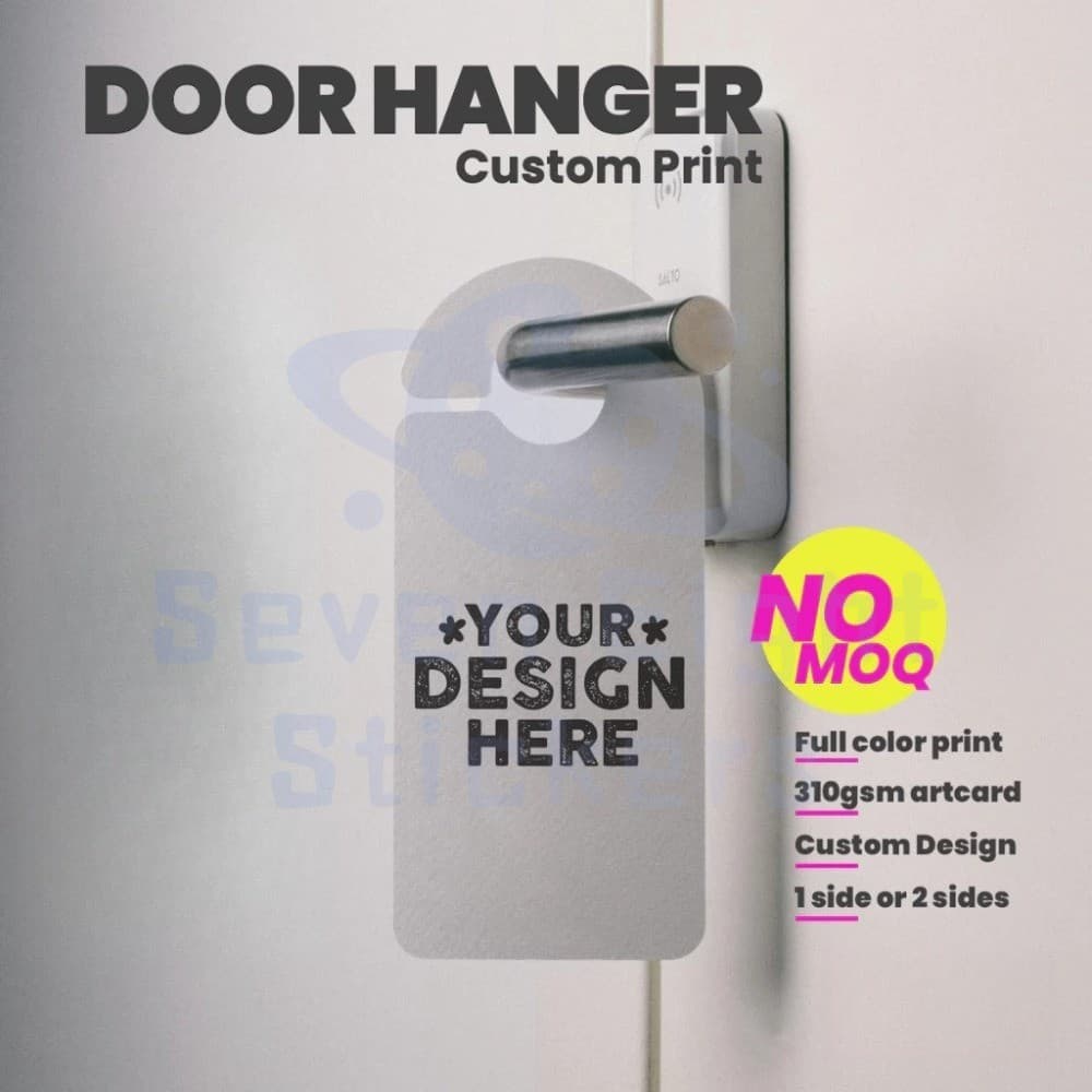 Cartão De Cabide De Porta Impresso Com Design Personalizado Em Acrílico | Pingente De Maçaneta Pingentes De Vários Forma