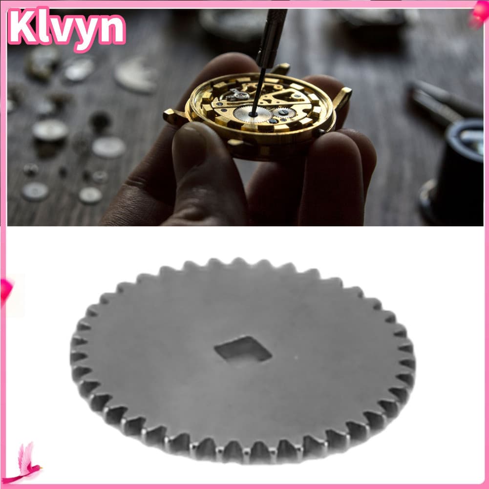 Klvyn-br Relógio Grande Roda de Aço Melhor Rotação Metal Grande Peça de Substituição para Movimento 2135 305 Prata