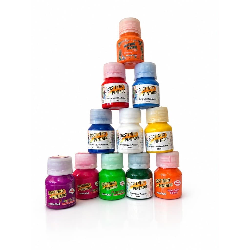 Kit 11 Cores 35 ml Rostinho Pintado