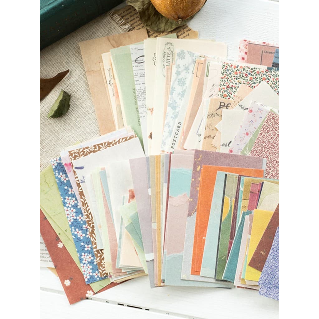 Yanji Material papel vila jardim série luz coreana Retro Floral manual decoração Base fundo papel 60 folhas