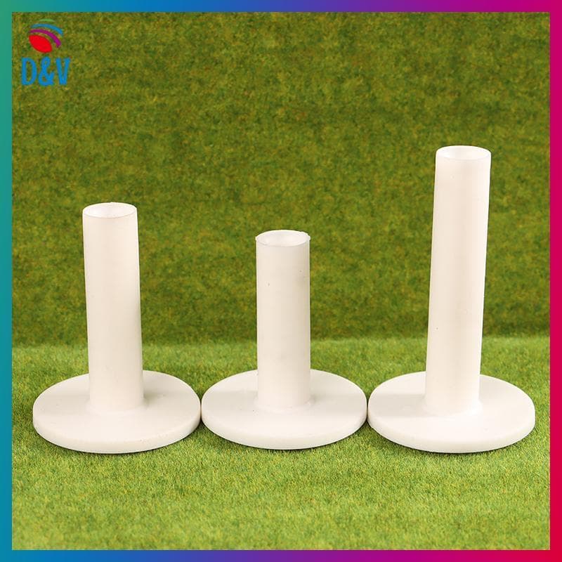 D & V 1 Peça Suporte De Borracha Durável Para Camisetas De Golfe Campo De Condução Prática Bola De 4 Alturas Campos Tape