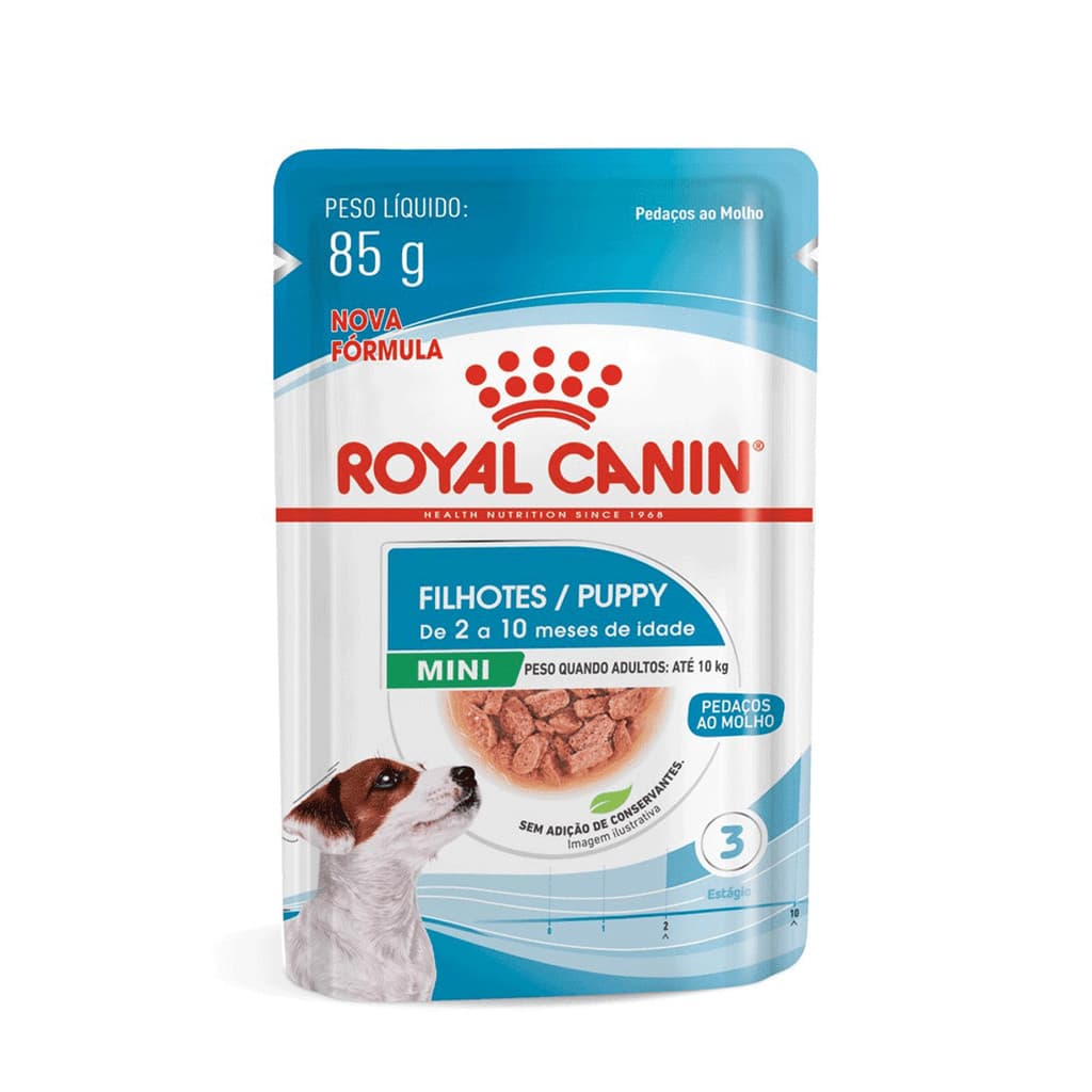 Ração Úmida Royal Canin Mini Puppy Cães Filhotes 85g