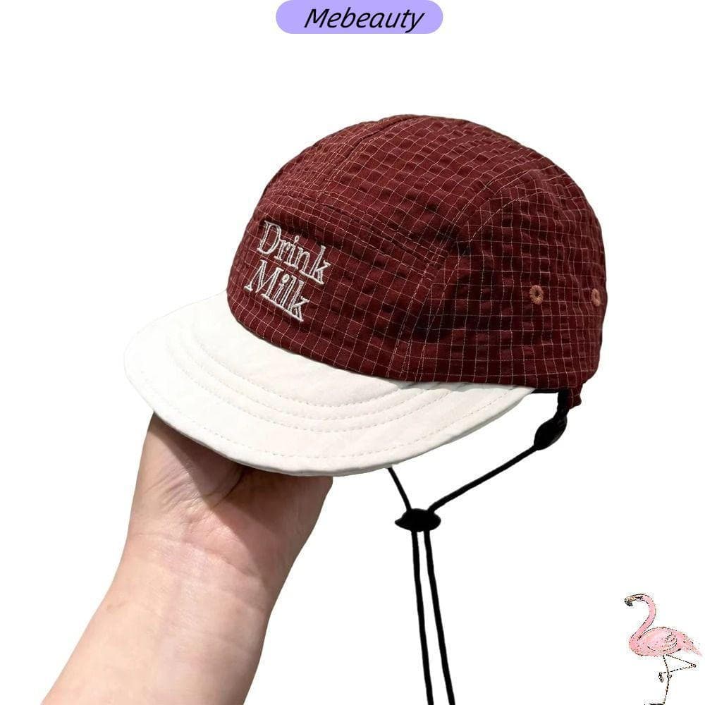 Boné de Beisebol Infantil MEBEAUTYBR, Boné de Secagem Rápida, Bordado com Letras, Respirável