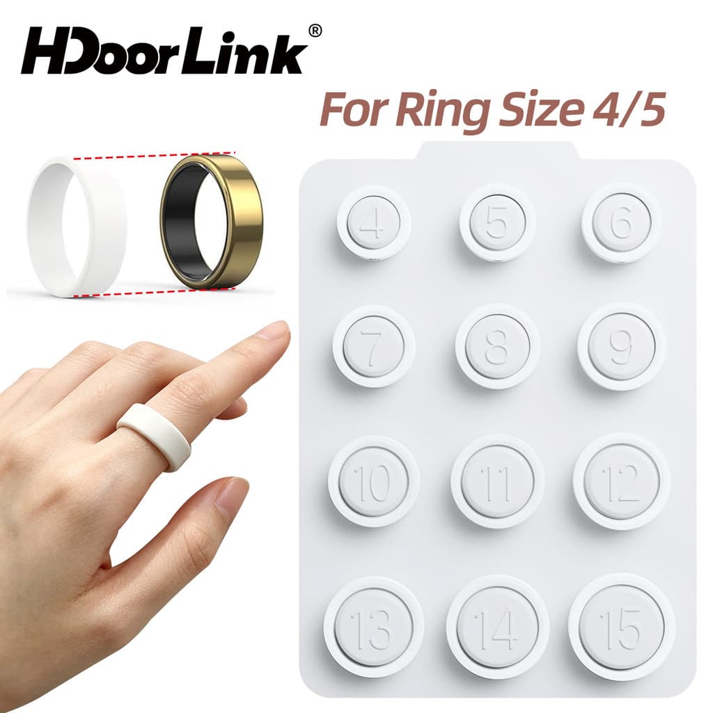 HdoorLink Oura Ring 4/5 Kit De Dimensionamento Tamanho Do Anel Molde De Referência Manga De Teste Universal Homens Mulhe