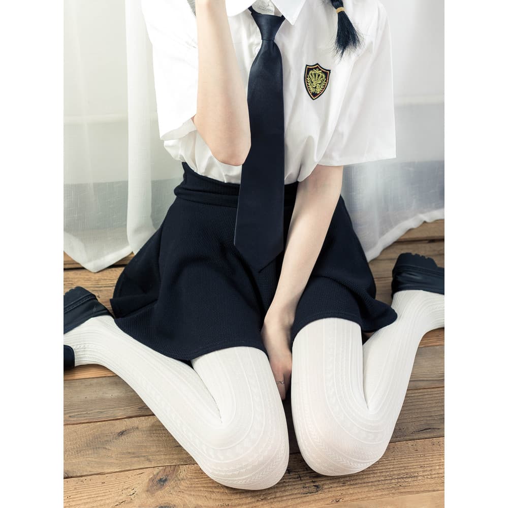 Lolita amor meias brancas japonês doce puro desejo meninas meias estilo Preppy trigo orelha Base meias meia-calça femini
