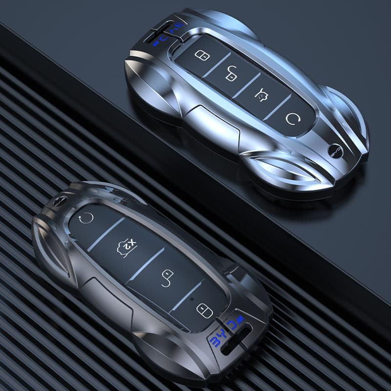 Capa de chave Biadi Song PLUS Han EV Qin PLUS Yuan D1 Song Pro Dolphin e2 Tang e9 Seal Car Fivela com tudo incluído