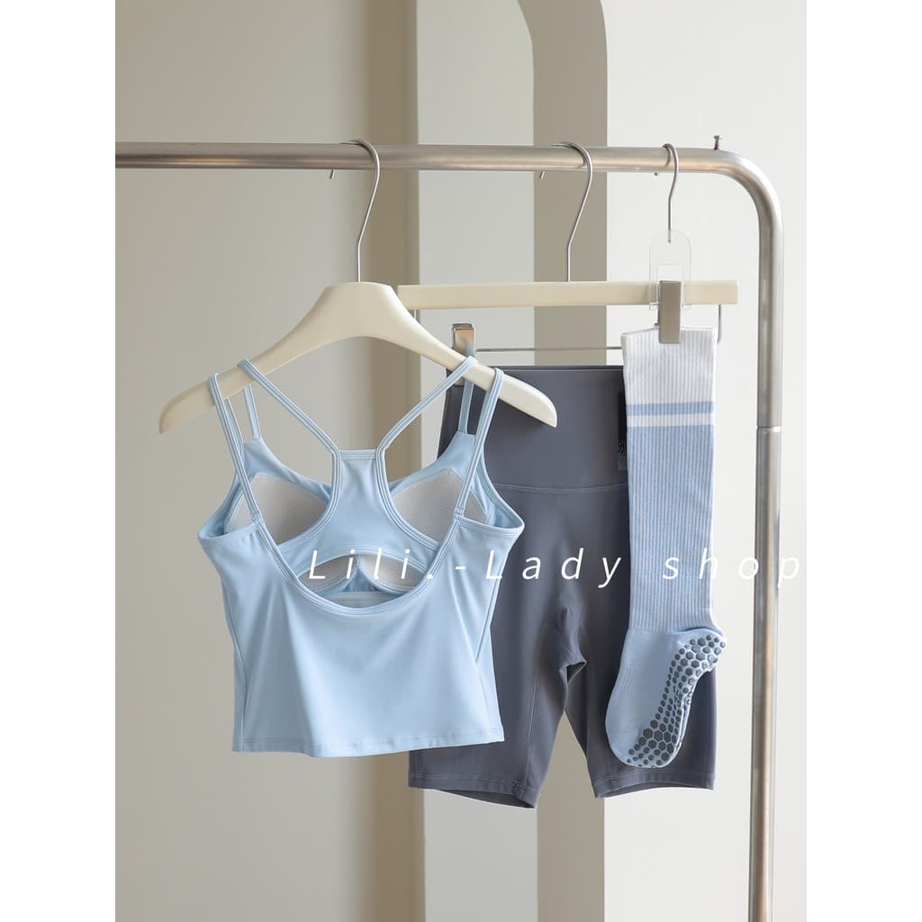Roupas de Yoga terno feminino 2026 novo estilo roupas de treinamento de Pilates de secagem rápida correndo colete Badmin