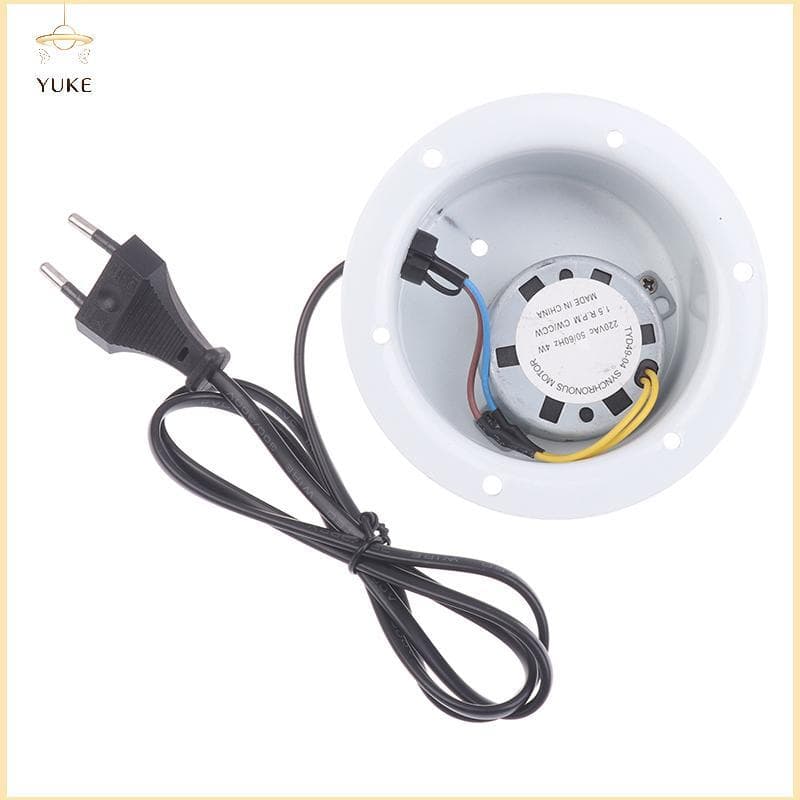 YUKE Motor Giratório De 1.5 RPM Com Plugue Para Pendurar Espelho De Vidro Bola De Discoteca DJ KTV Luz De Festa BR
