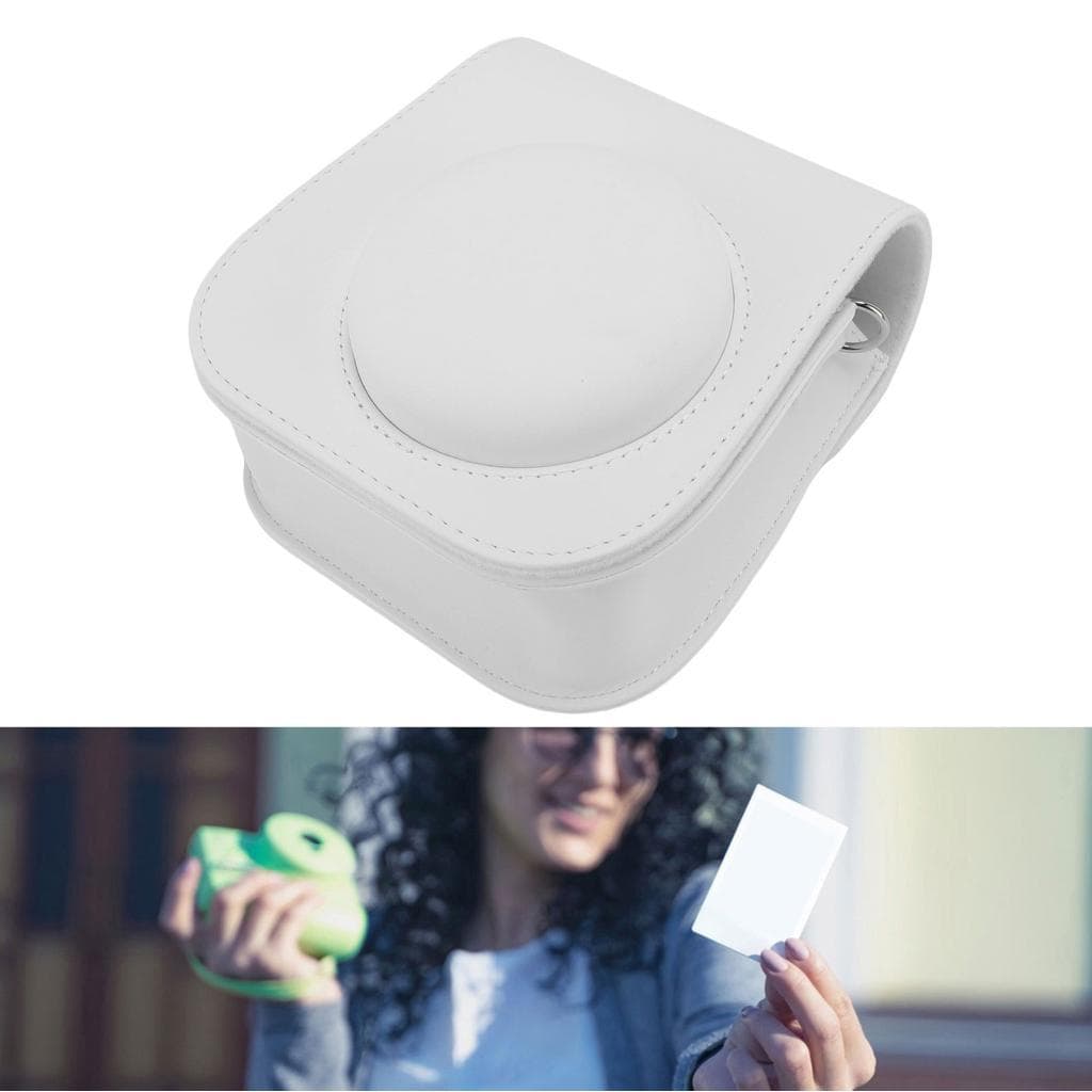 Capa protetora adequada para Fujifilm Mini12 11 Câmera PU Couro Bolsa de armazenamento instantâneo com alça de ombro