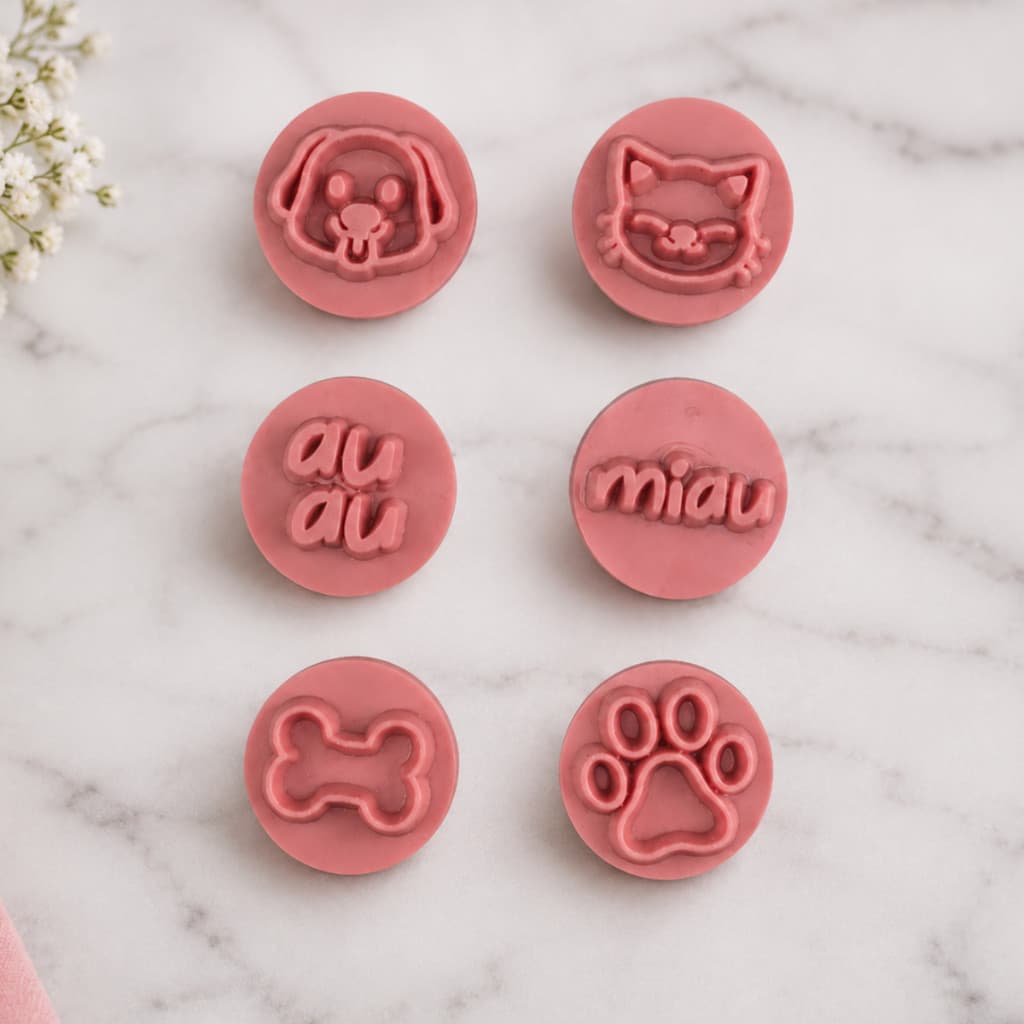 Carimbos Pets 2cm Para Marcar Doces E Brigadeiros Até 20g Animais De Estimação Massas BlueStar