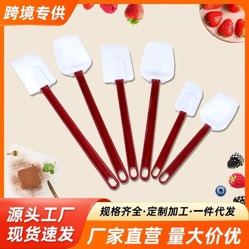Fabricante conjunto de espátula de cozimento armazenamento de cozinha espátula de bolo de silicone creme espátula de sil