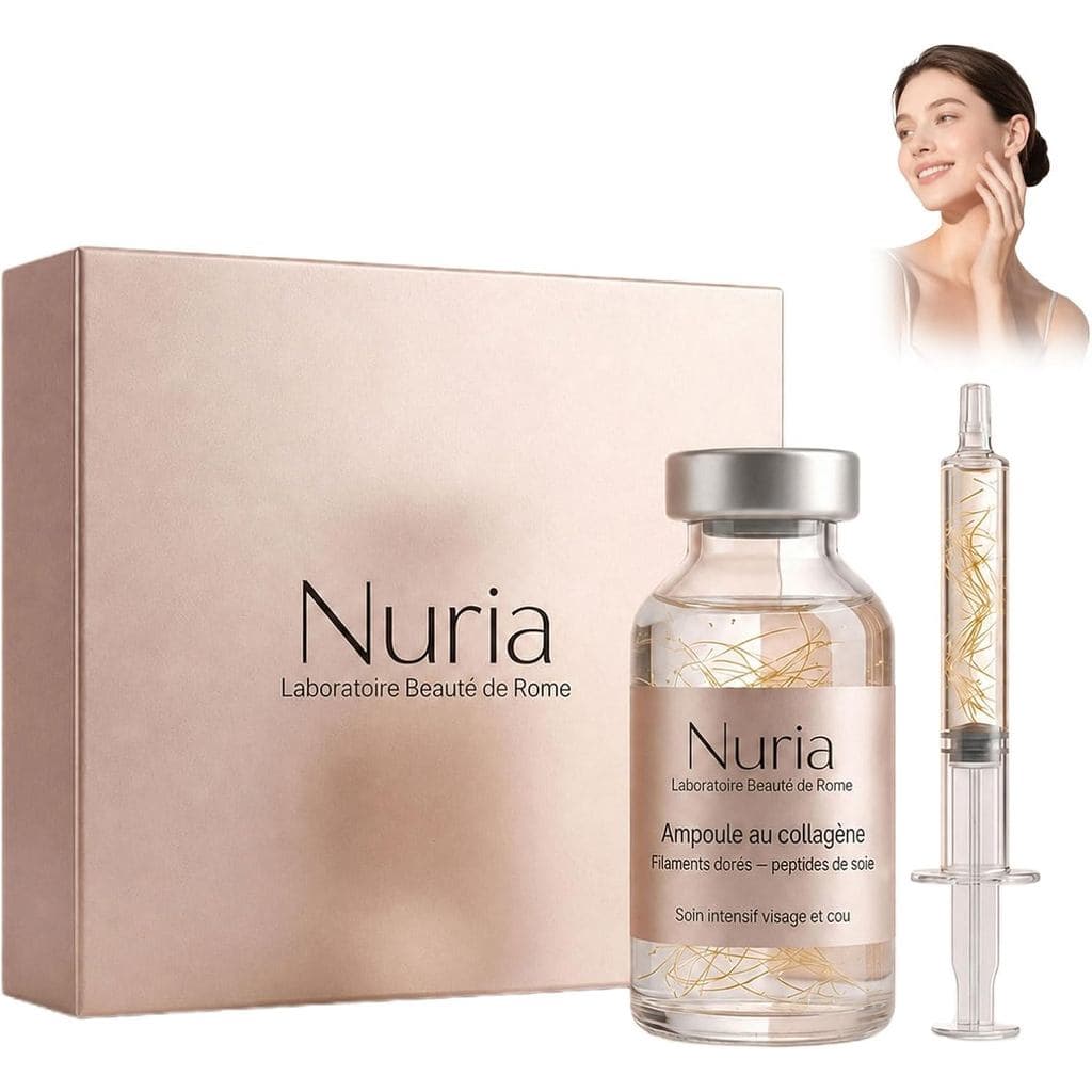 Nuria Serum Coreen-Soro Coreano Com Efeito Lifting Da Primeira Aplicação-Peptídeos De Colágeno E Seda-Cuidado Facial Hid