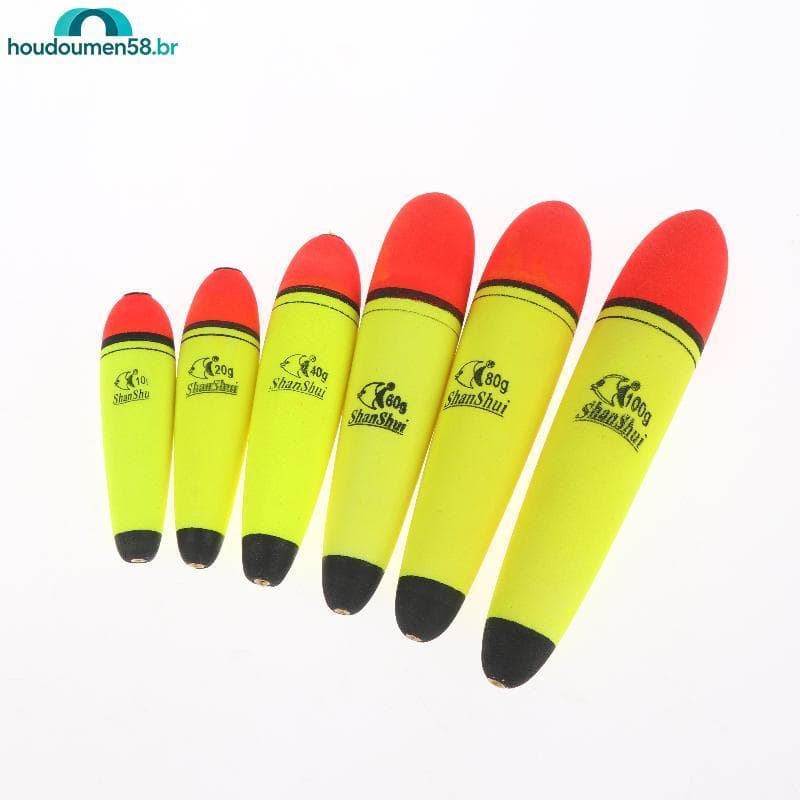 HOUDO 1/3 Pçs Espuma De Plástico Mar Ro Pesca Impressionante Flutua EVA Flutuador De 10-120g Isca Peso Luz Sti Acessório