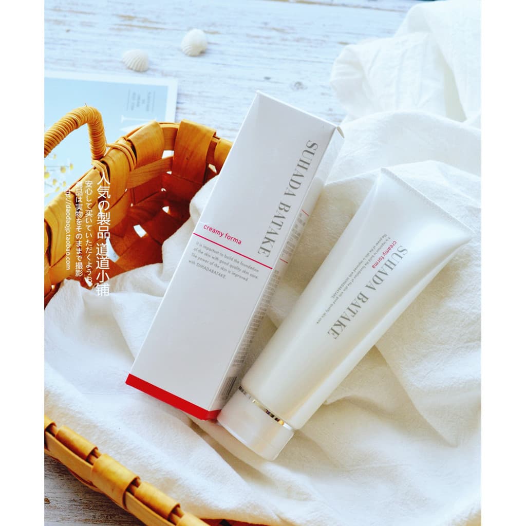 Japão suhada batake suhada batake/Tian Espuma Transparente Leite de Limpeza Profunda Limpador Facial Não Apertado 120g