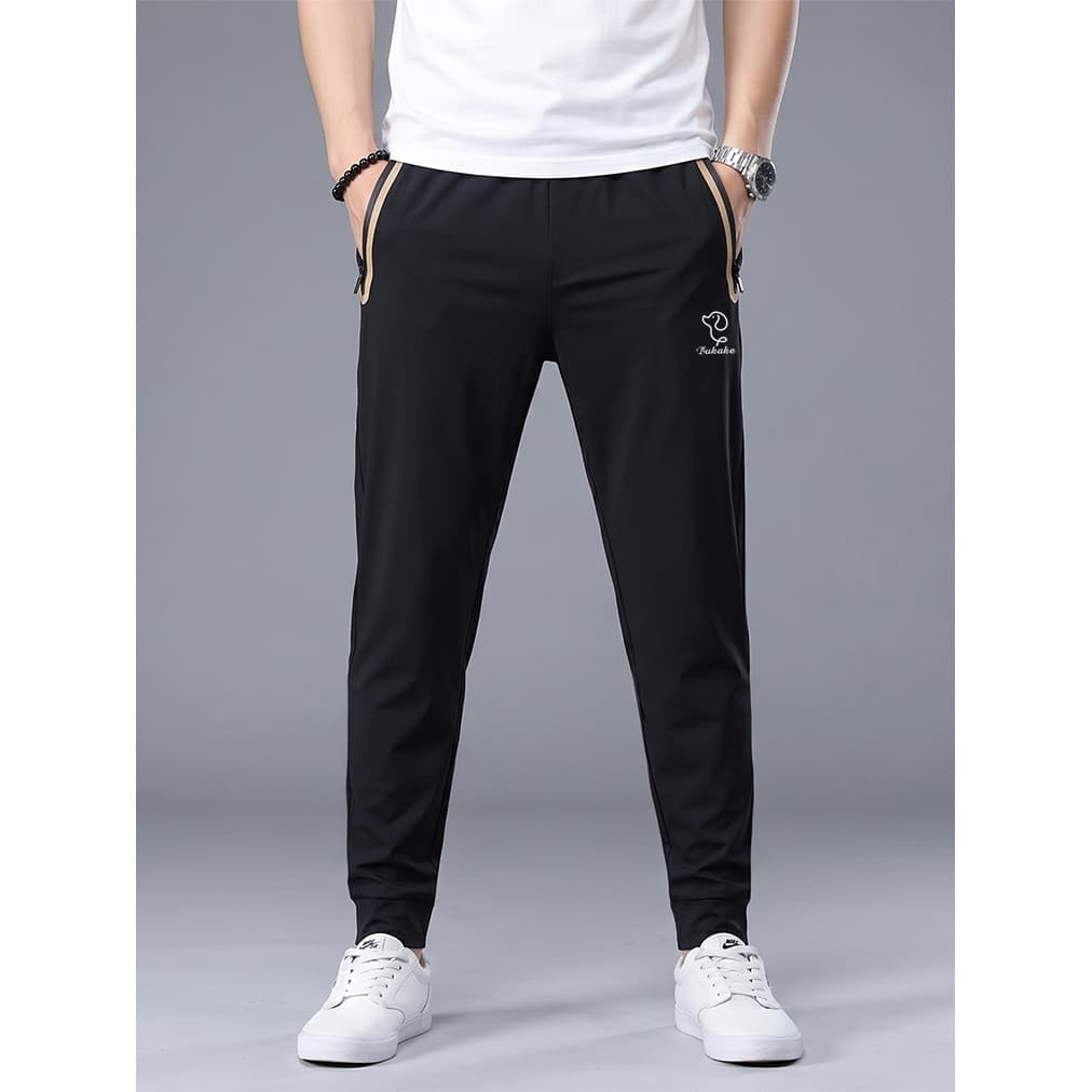 Calças casuais masculinas verão calças de seda gelo calças finas calças esportivas 2026 novo estilo Sweatpants Leggings