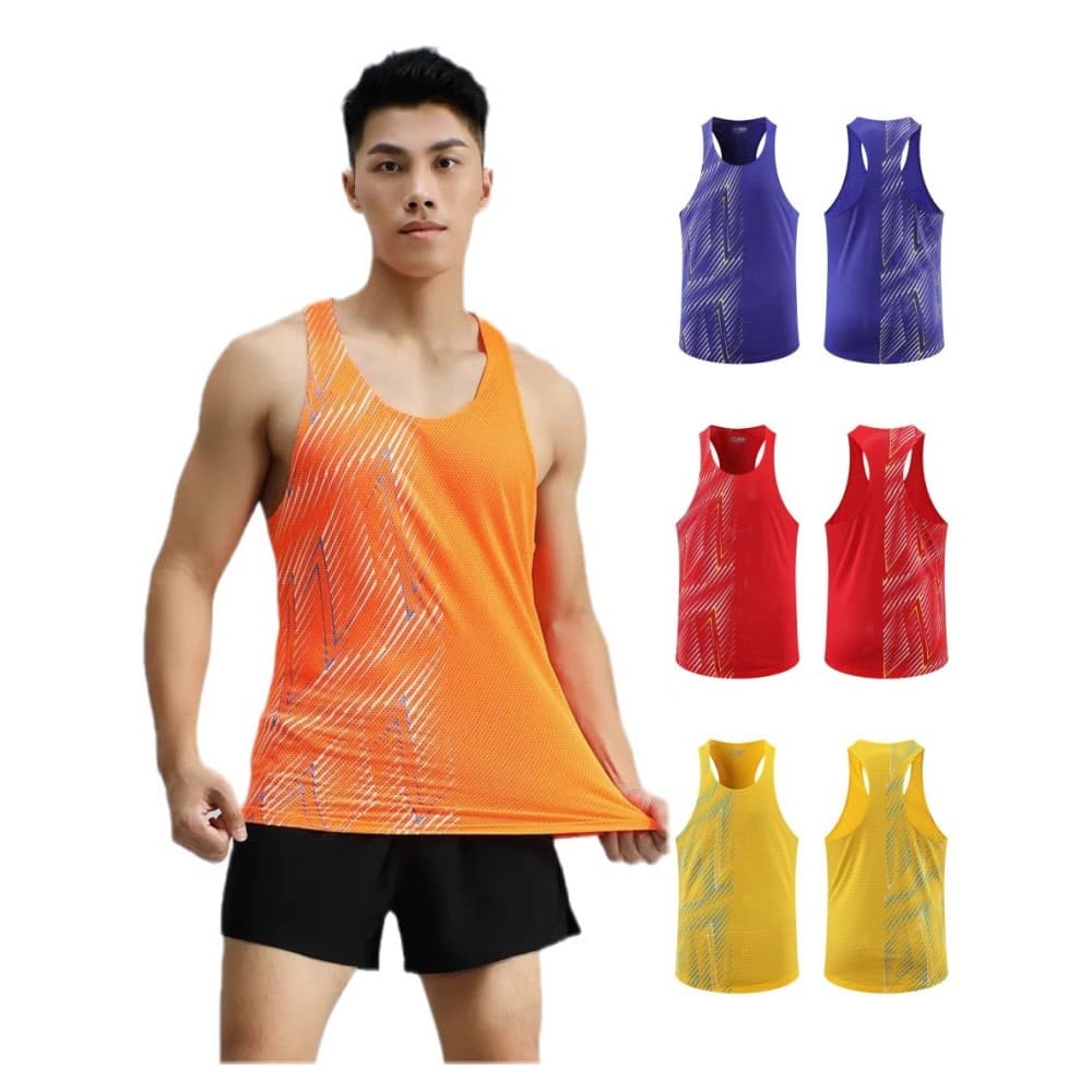 Roupas profissionais de treinamento de pista e campo, exame físico, corrida curta, competição, roupas esportivas, marato