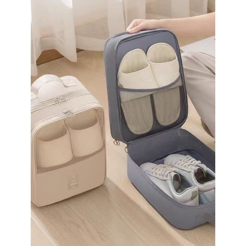Saco de armazenamento de sapato viagem de negócios portátil bagagem sapato saco capa caixa de armazenamento à prova de p