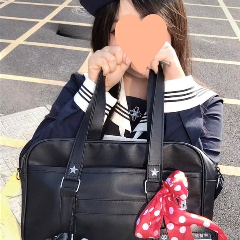Japonês jk uniforme saco grande capacidade bidimensional bolsa estilo Preppy Commuter uniforme saco 48 horas transporte