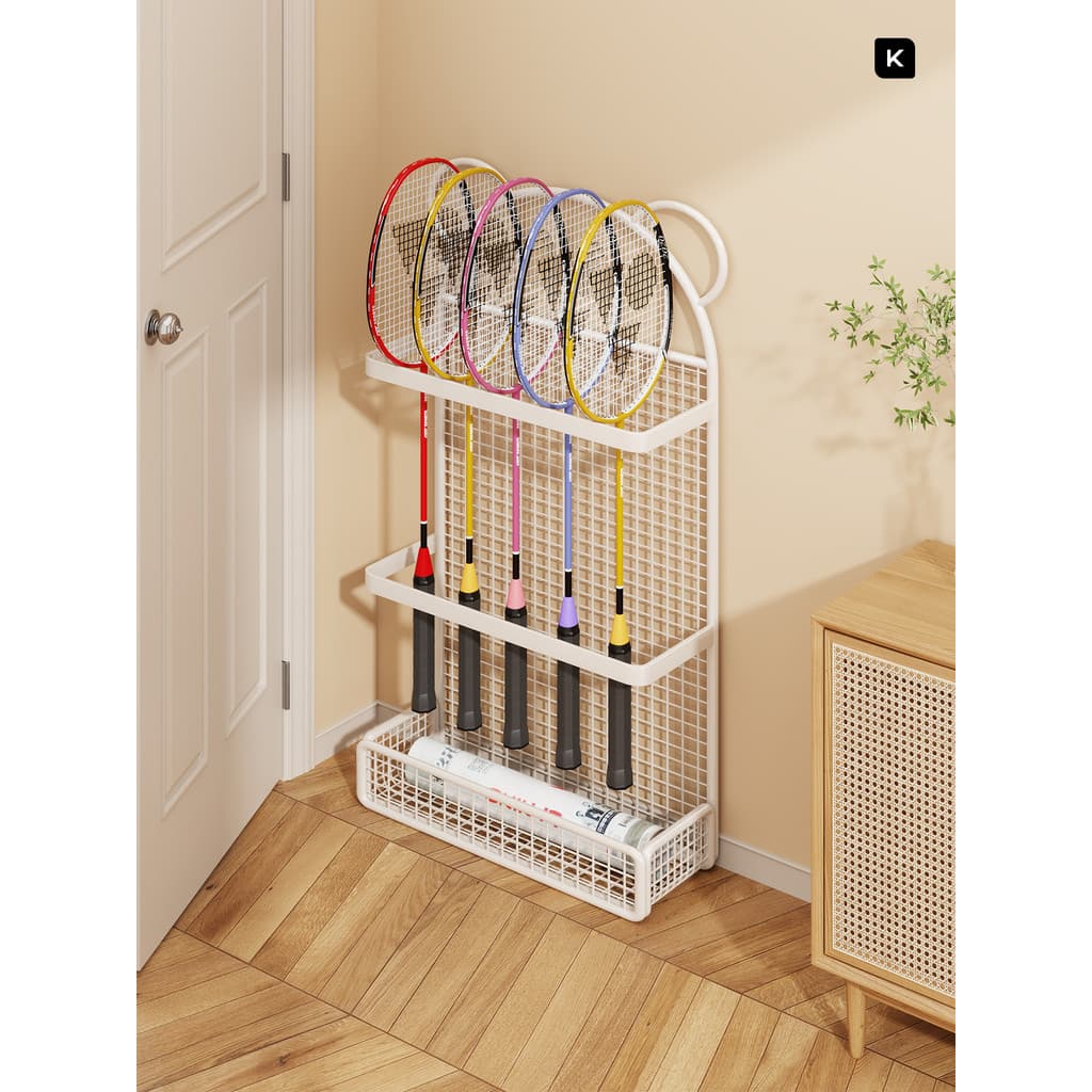 Rack de armazenamento para raquete de Badminton, rack de exibição de raquete de tênis de grande capacidade, rack de exib