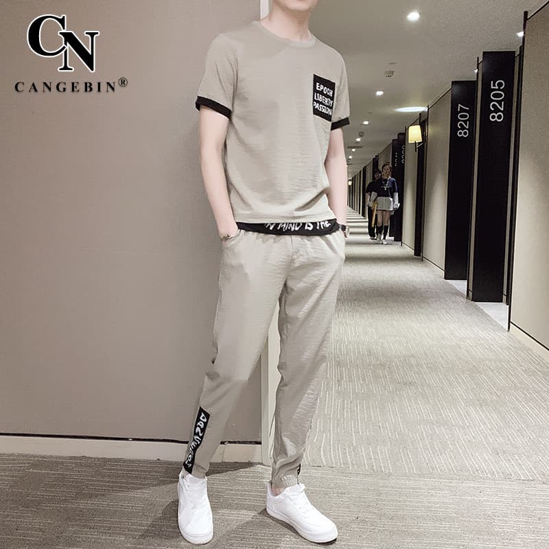 Camiseta masculina de manga curta linho gelo seda gelo sentir 2025 novo estilo Street Wear na moda tamanho grande puro a