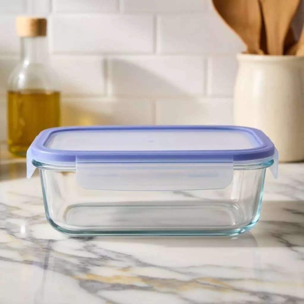 Pote Vidro Conserva Leva Comida Armazena Recipiente Vasilha Marmita Comida Salada Alimento