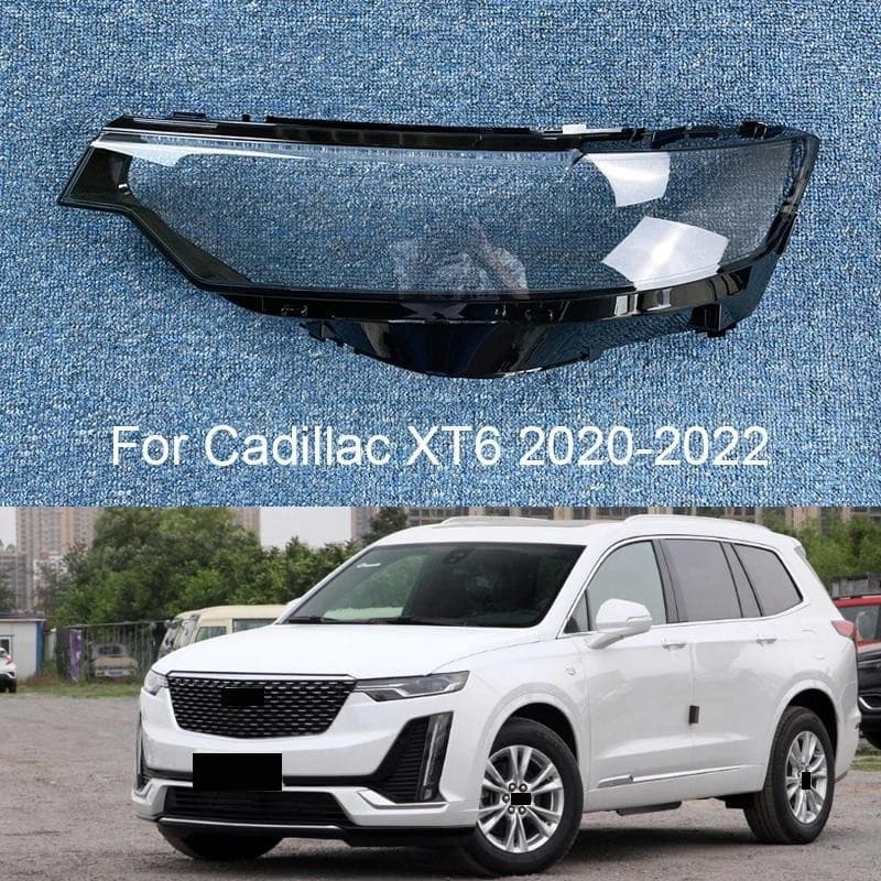 Capa Para Farol De Carro , Tampas Transparentes Cadillac XT6 2020 2021 2022 , Lente Da Lâmpada Principal , Abajur De Vid
