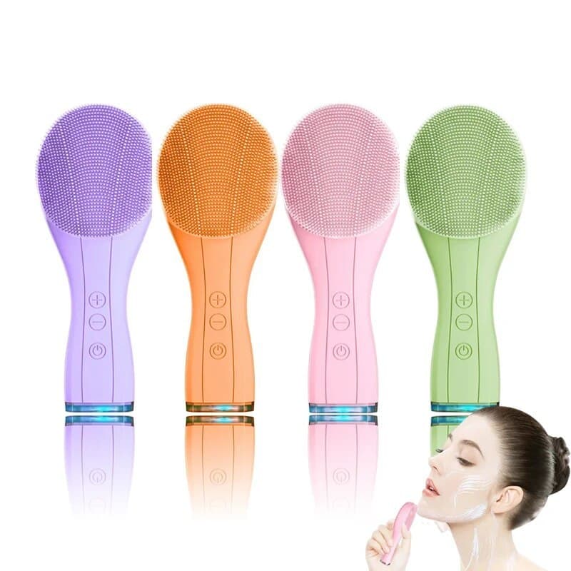 Escova Elétrica De Limpeza Facial , Profunda Dos Poros , Vibração Sônica , À Prova D'água , Acne , Removedor De Cravos ,