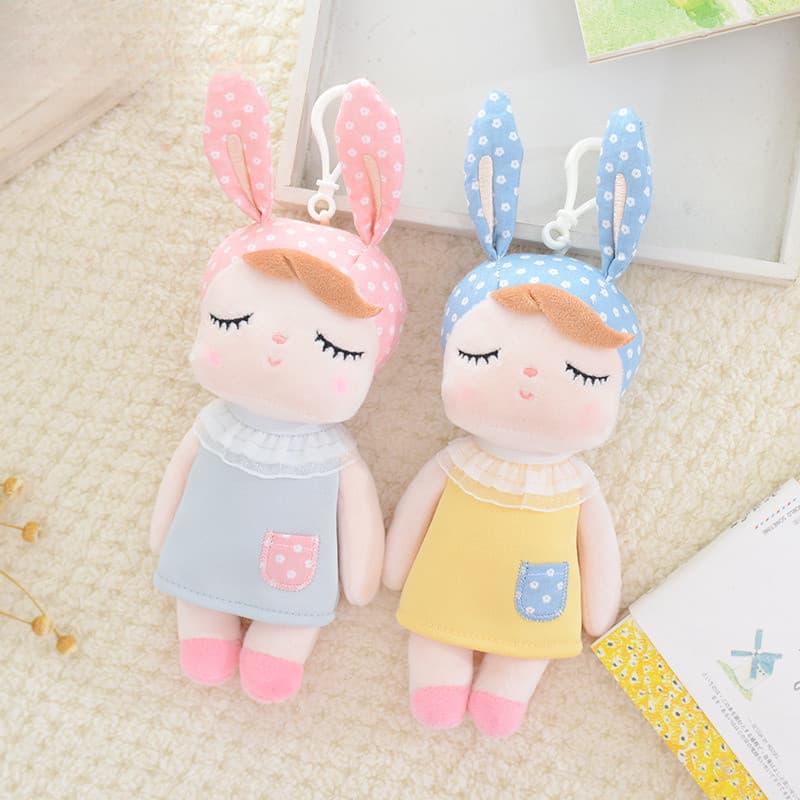 Mini Chaveiro de Pelúcia Angela, Presente de Aniversário para Crianças e Bebês