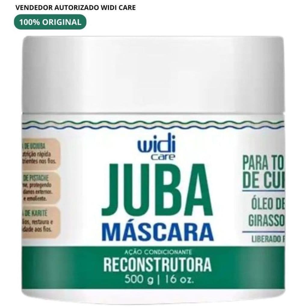Widi Care Juba Máscara Reconstrutora Condicionante 500g- OFERTA ESPECIAL