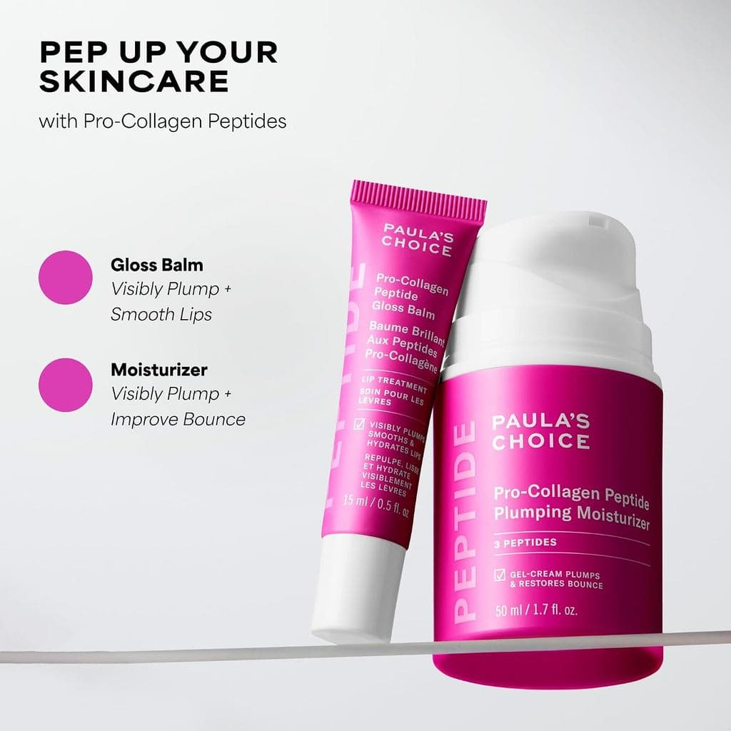 Paula'sChoice Pro-Collagen Peptide Hidratante Facial Volumizador, Gel Facial Diário para Hidratação Profunda e Leve, Rug